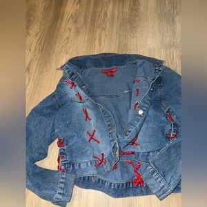 Goddess Trend Denim Jacket - Blue